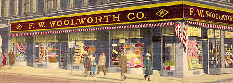 Picture of an old Woolworth store