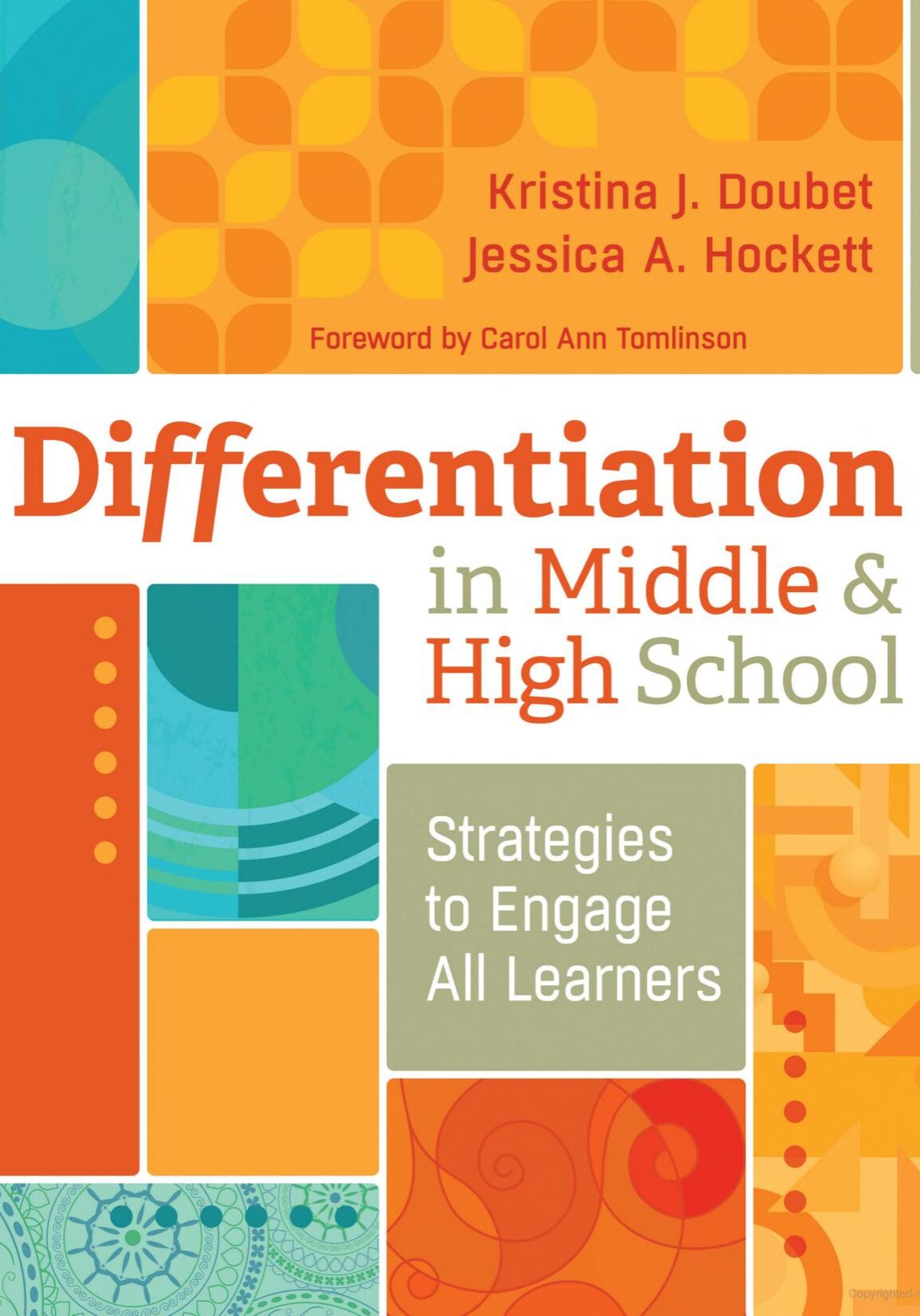 cover art for the book, Differentiation in Middle and High School